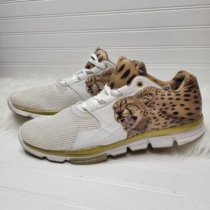 Adidas Adizero Gameday Pro Uncaged Shoes D70164 Men's Size 13.5 Cheetah Gold EUC